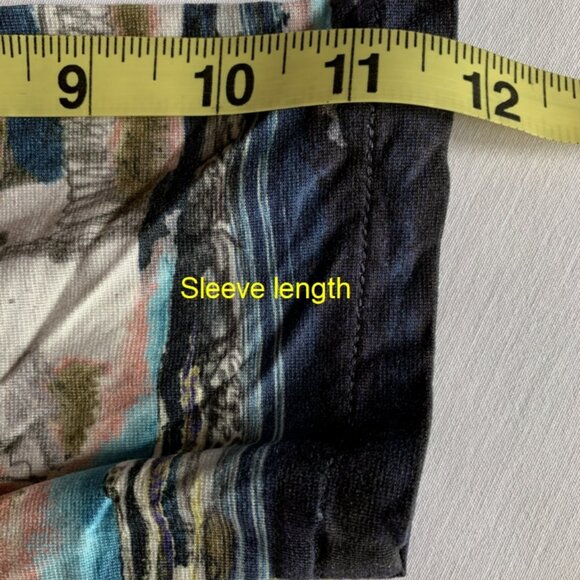 Unique! Handmade V_Neck 3/4 Sleeve Sundress Small - Picture 9 of 10